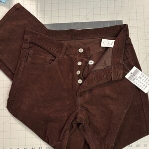 J. Galt Chocolate Corduroy Trousers